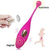 Vibrador Bullet Egg com Controle Remoto Recarregável