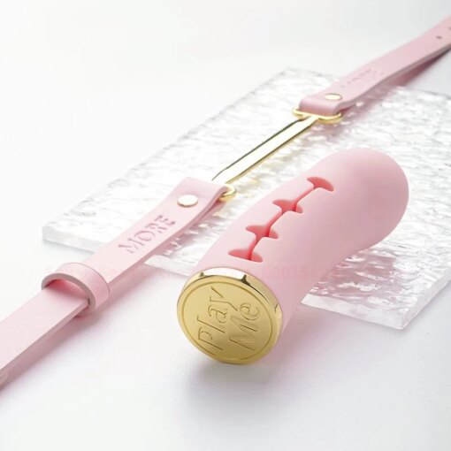 Mordaça com Plug Simulador Bondage - Imagem 6