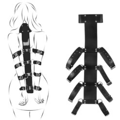 Cinto Bondage com Braços para Trás Correia de Restrição Corporal