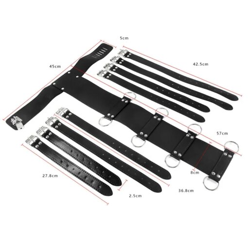Cinto Bondage com Braços para Trás Correia de Restrição Corporal - Imagem 3
