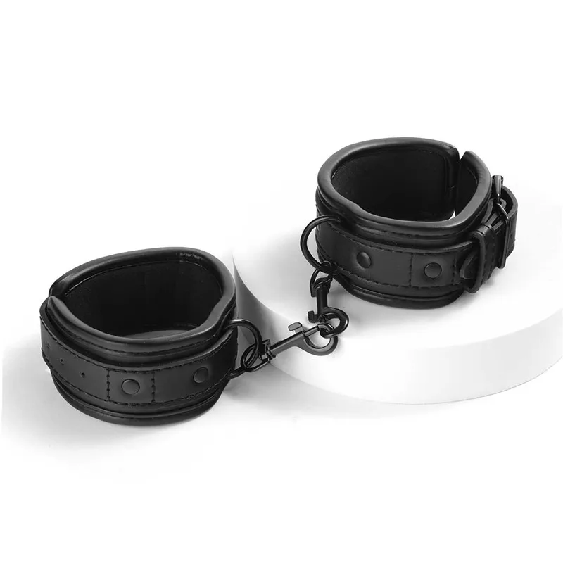 Pescoço a pulso bdsm bondage sexo restrições kit casais brinquedos sexuais conjunto de bondage com corrente trela volta algema colar escravo role play