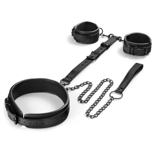 Kit Bondage BDSM Pescoço e Pulso - Imagem 3