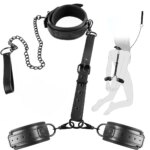 Kit Bondage BDSM Pescoço e Pulso