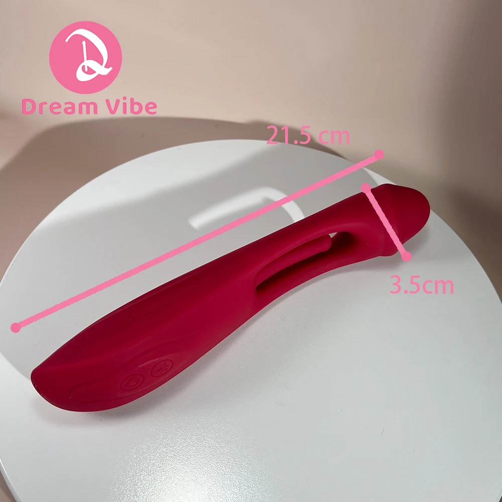 Tempestade quente vibrador vibrador ponta 12 vibração língua batendo dupla estimulação penetração íntima brinquedo sexual mulher prazer masturbar