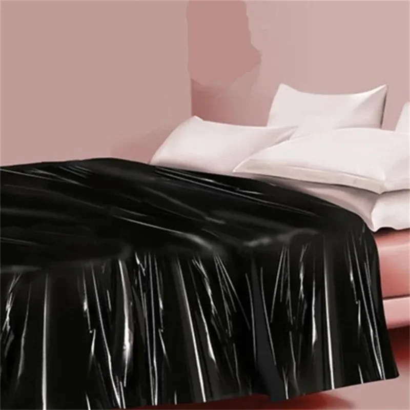 Lençóis sexuais adultos bdsm, 2x2.1m, preto, para jogos sexuais, lubrificantes, à prova d'água, capa de cama, casal, flertar, bondage, jogo molhado, ferramenta sexual 2 #