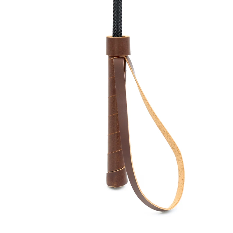 BDSM PU Leather Whip para Mulheres, BDSM, Spanking Flogger, Horse Whip, Slave, Bondage Restrições, Brinquedos Sexuais para Casais, Jogos para Adultos