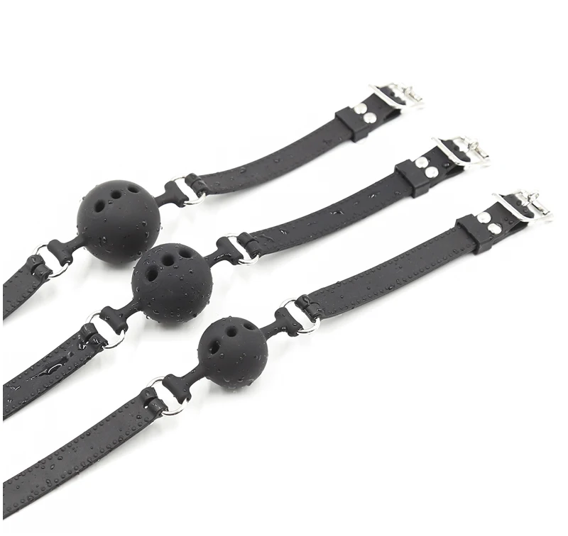 Sexo boca aberta mordaça bola todo silicone cinta preta bdsm mordaça com buracos abertos escravo bondage restrições brinquedos sexuais para casais femininos