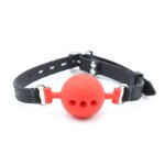 Mordaça BDSM de Silicone com Boca Aberta