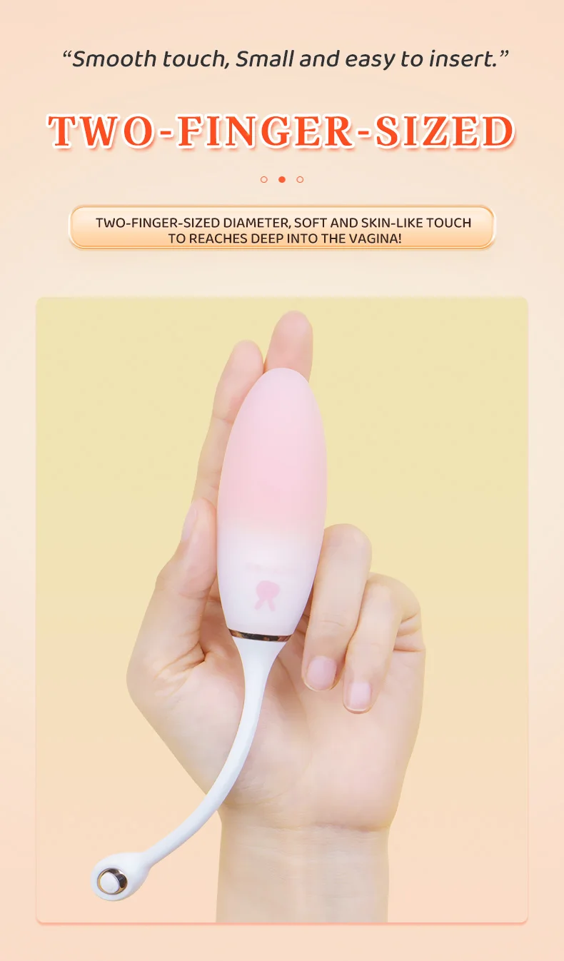 Vibrador de ovo vibratório com aquecimento controlado por aplicativo – 9 modos para estimulação do clitóris e vaginal, design vestível com cor gradiente