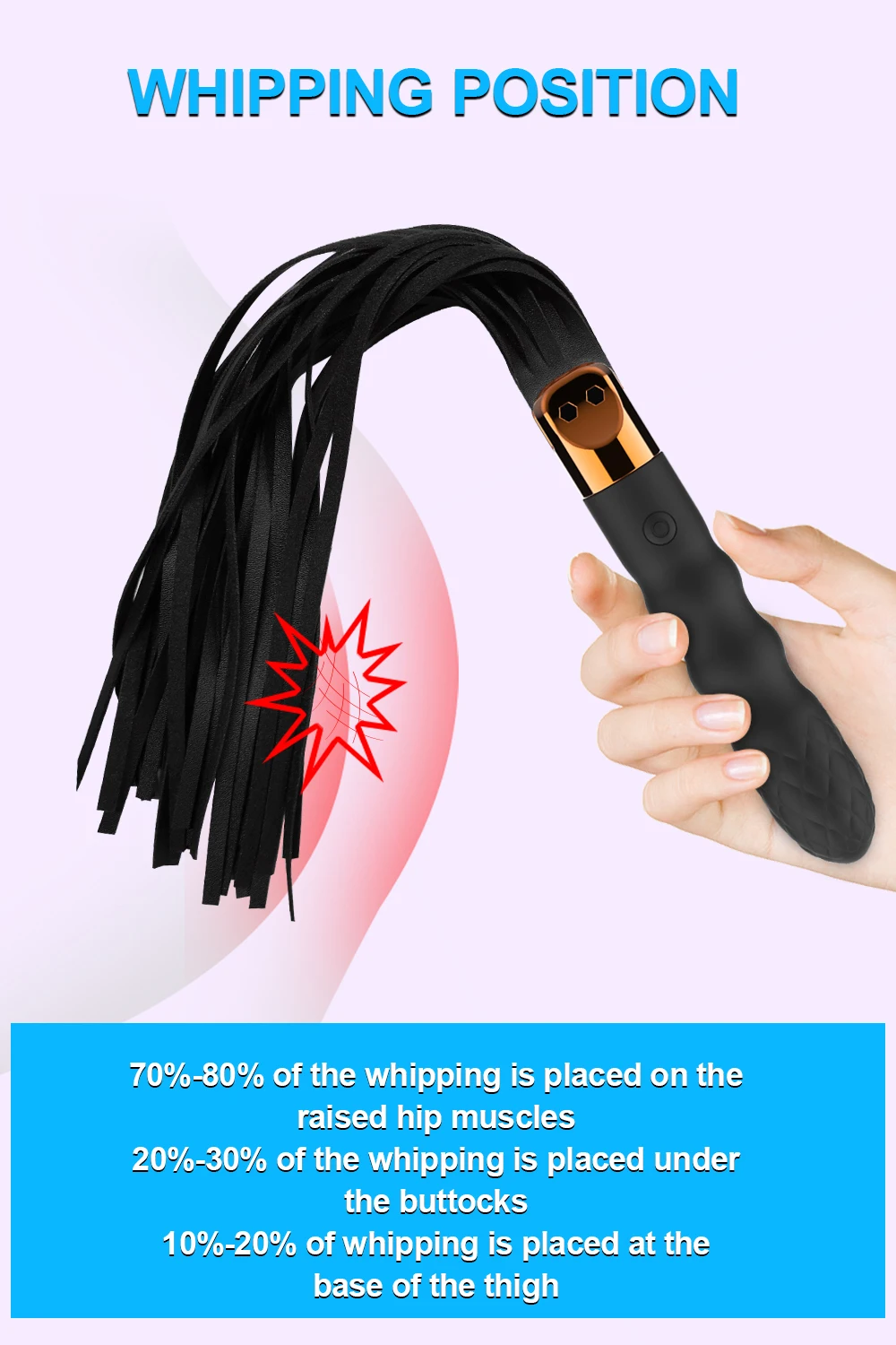 Chicote sexual de couro para adultos, vibrador anal bdsm, massagem no ponto g, remo sm, jogo adulto, quarto, palmada, bondage, dramatização, 18 +
