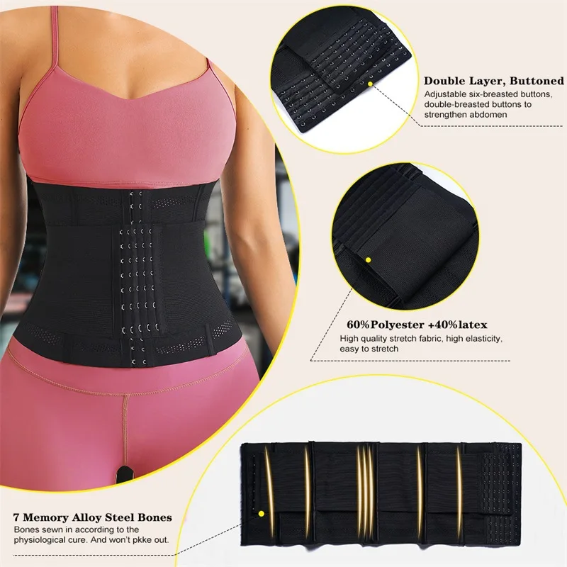 Cintura trainer corpo shaper barriga controle emagrecimento bainha barriga plana redutora shapewear feminino espartilho cintos