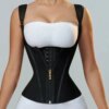Faixa Modeladora Abdominal com Zíper e Ganchos
