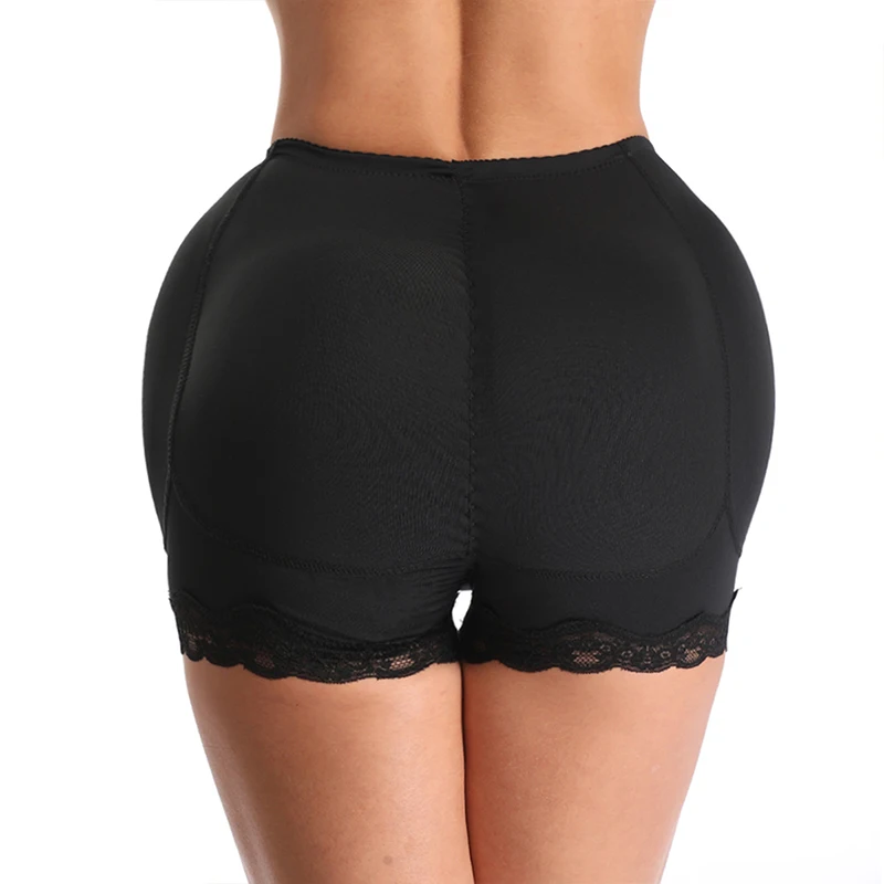 Modelador de corpo feminino shapewear falso bunda levantador calcinha ampulheta controle acolchoado booty realçador breve lingerie shaper hip realçador