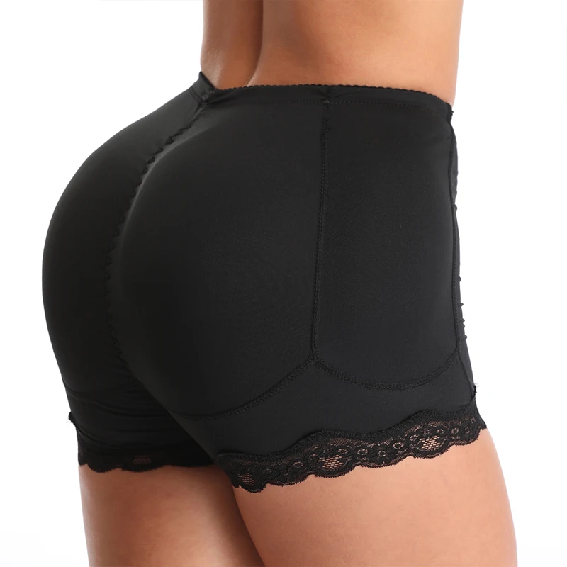 Modelador de corpo feminino shapewear falso bunda levantador calcinha ampulheta controle acolchoado booty realçador breve lingerie shaper hip realçador