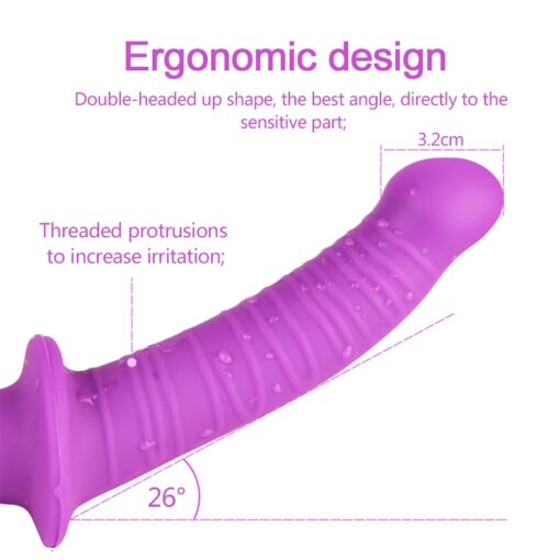 Dildo Strapless com Penetração Dupla + Calcinha Grátis - Imagem 5