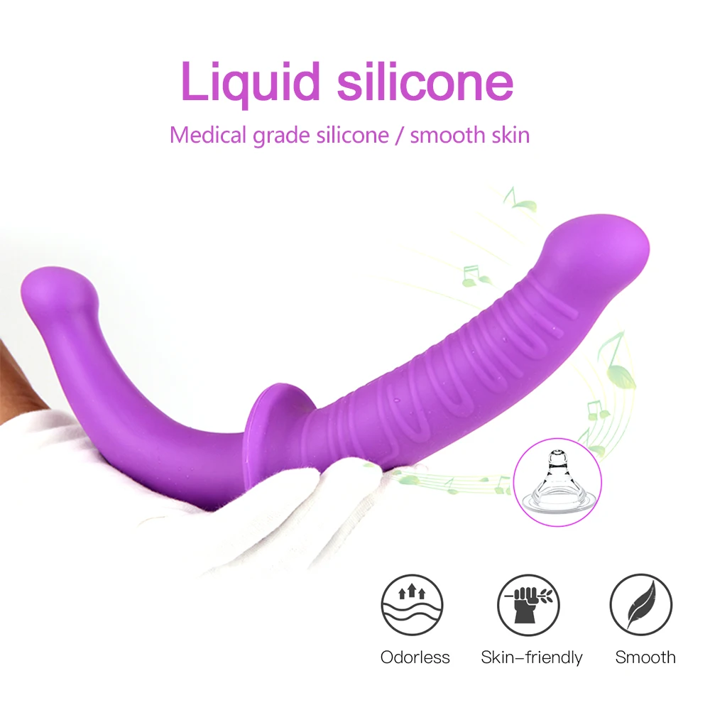 Cinta em duplo vibrador clitóris estimulador ânus vagina massagem g ponto vibrador pênis strapless strapon brinquedos sexuais para mulheres lésbicas