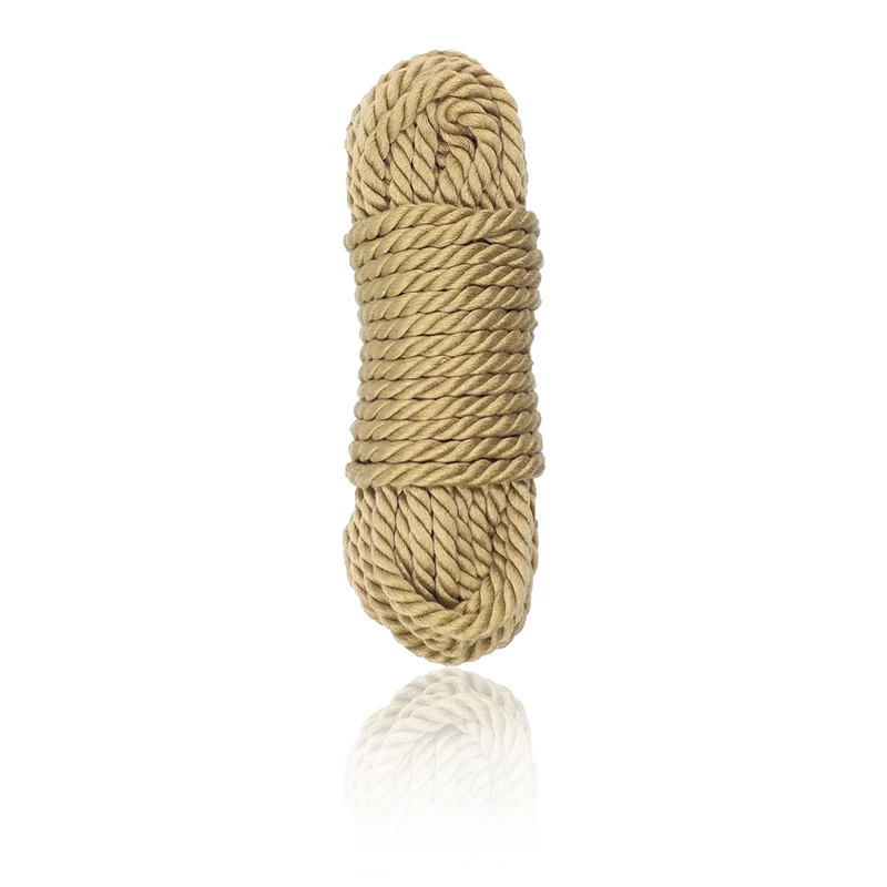 Corda Bondage BDSM para Adultos, Corda Shibari de Cânhamo, Amarrando Jogos Sexuais, Corda de Restrição do Corpo Escravo para Ligação Amarrada, SM Sex Toys, 5 m, 10 m, 20m