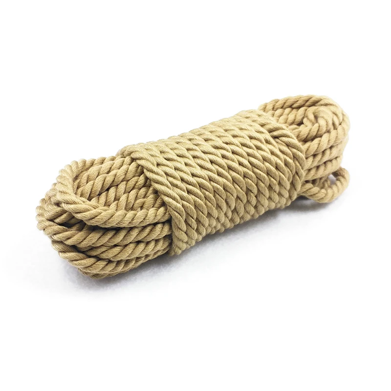 Corda Bondage BDSM para Adultos, Corda Shibari de Cânhamo, Amarrando Jogos Sexuais, Corda de Restrição do Corpo Escravo para Ligação Amarrada, SM Sex Toys, 5 m, 10 m, 20m