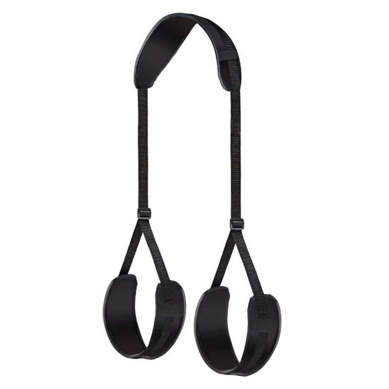 Kit de brinquedo sexual BDSM com coxa aberta para casais adultos – Brinquedo sexual de perna aberta escravo SM ajustável com bandagem de jogo erótico e travesseiro de pescoço