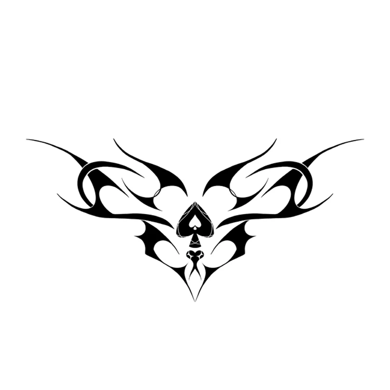 Novas espadas q tatuagem adesivos temporários à prova dwaterproof água, durável preto cor sólida adesivos descartáveis sexy tatuagem adesivos