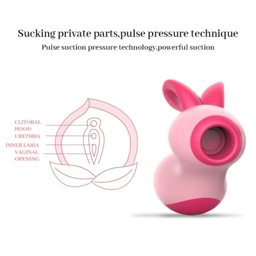 Vibrador de Sucção Bunny Pleaser - Imagem 3
