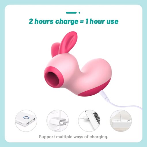 Vibrador de Sucção Bunny Pleaser - Imagem 6