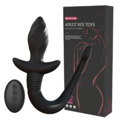 Plug Anal Vibratório com Cauda de Cão