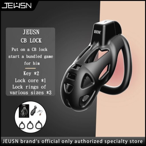 Gaiola de Castidade Masculina Jeusn - Imagem 2