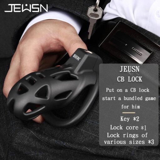 Gaiola de Castidade Masculina Jeusn - Imagem 3