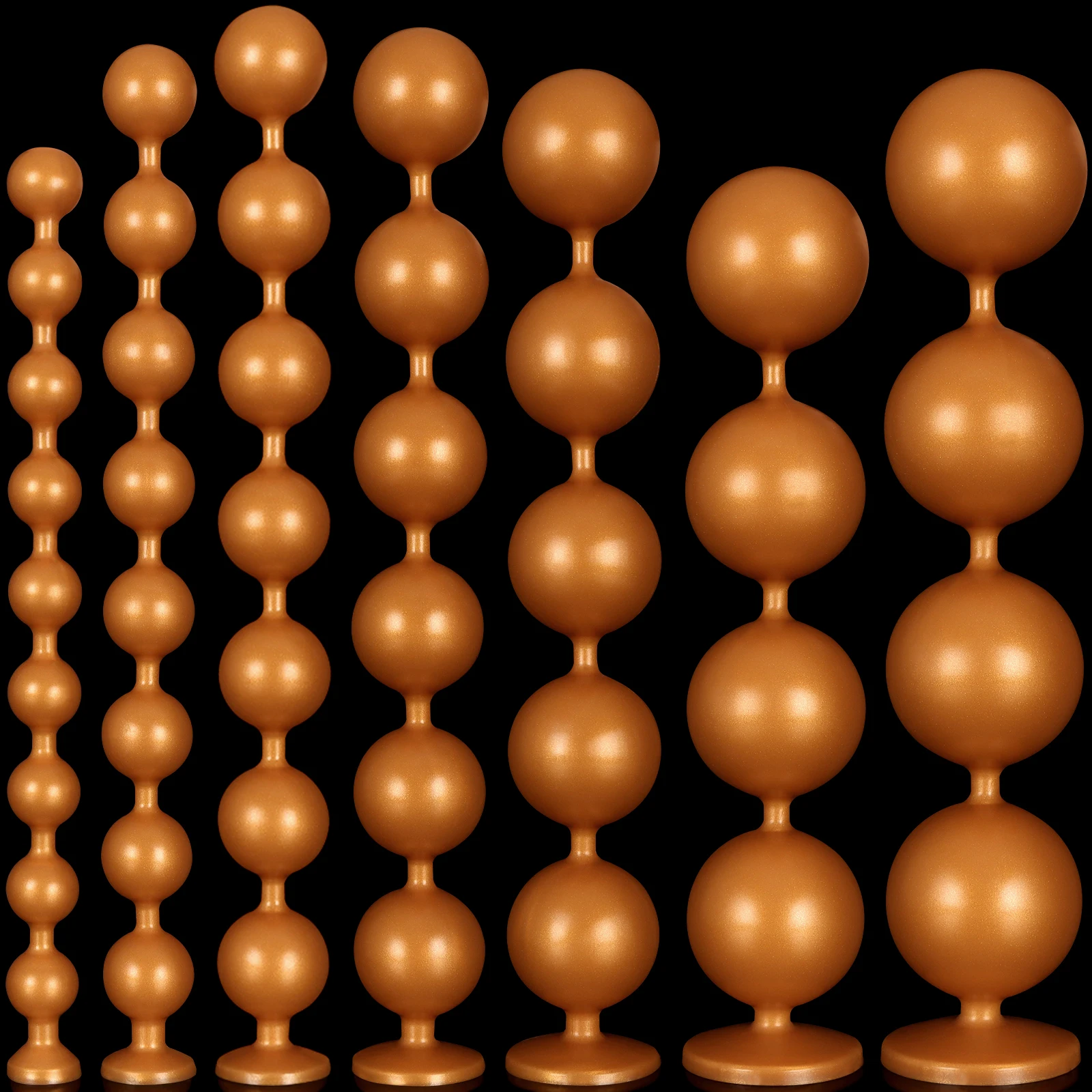 9 tamanho mas plug silicone anal contas grande anal plug cauda anal grande bola sextoy brinquedos sexuais enorme butt plug brinquedos adultos 2 estilo ass plug