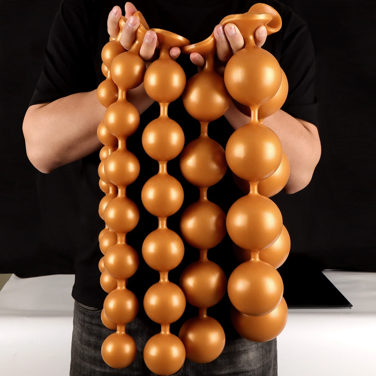 9 tamanho mas plug silicone anal contas grande anal plug cauda anal grande bola sextoy brinquedos sexuais enorme butt plug brinquedos adultos 2 estilo ass plug