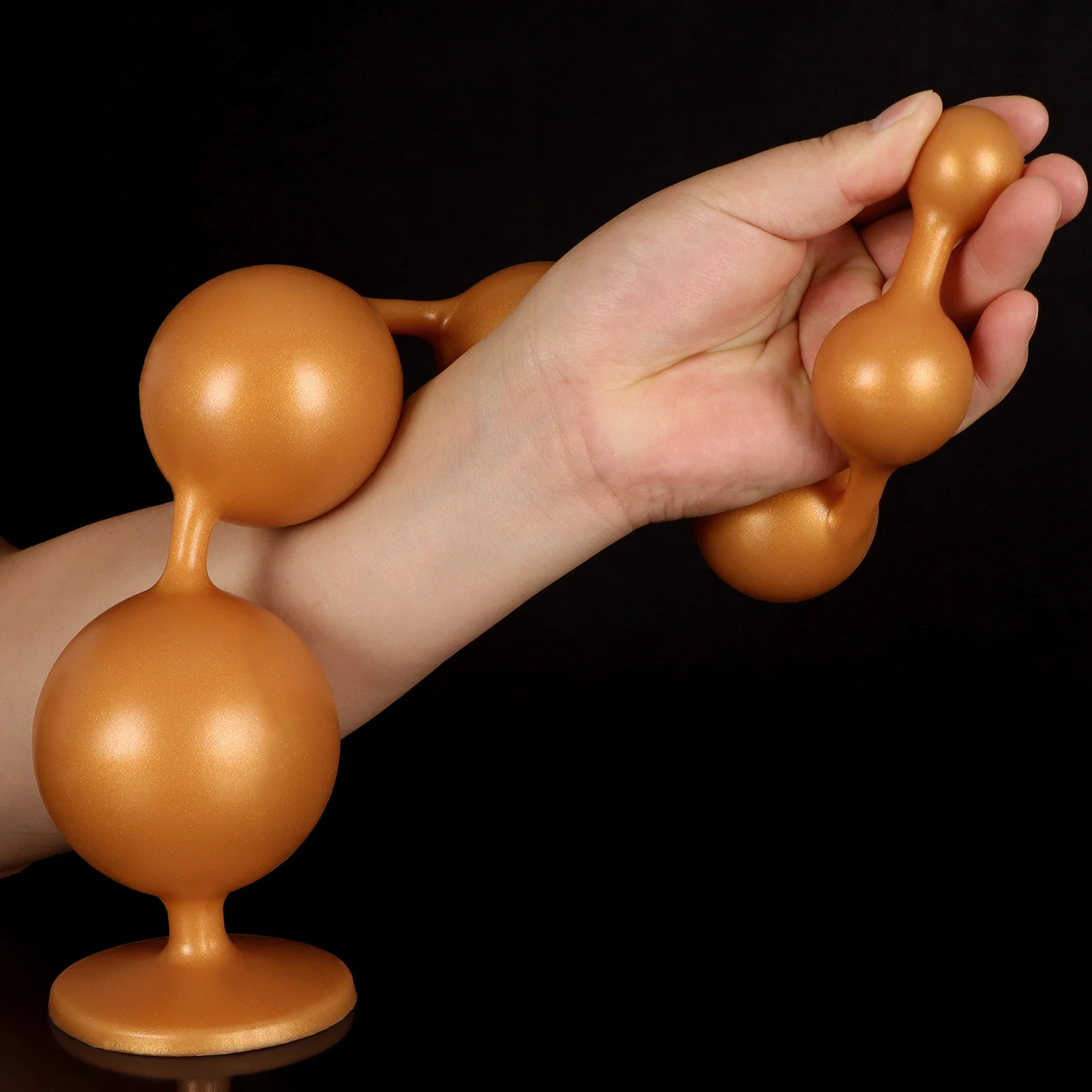 9 tamanho mas plug silicone anal contas grande anal plug cauda anal grande bola sextoy brinquedos sexuais enorme butt plug brinquedos adultos 2 estilo ass plug