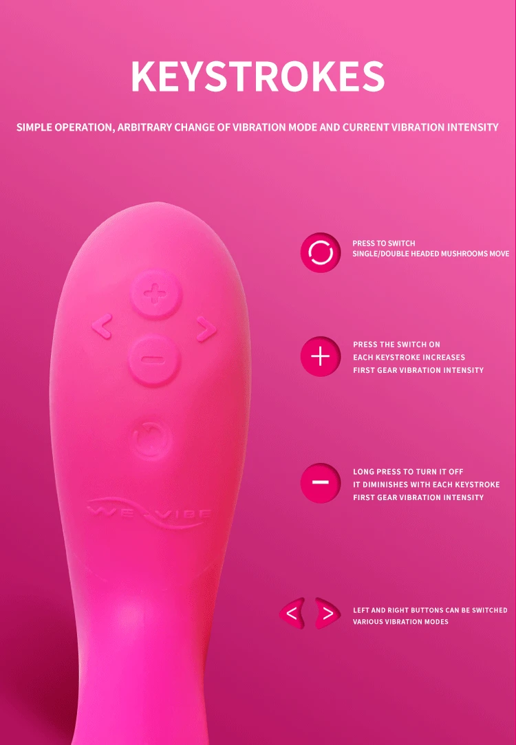 We Vibe Nova Orelhas de Coelho Vibrador À Prova D 'Água Estimulador Clitoral Silicone Adulto Brinquedos Sexuais Mulheres G-ponto Vibrador