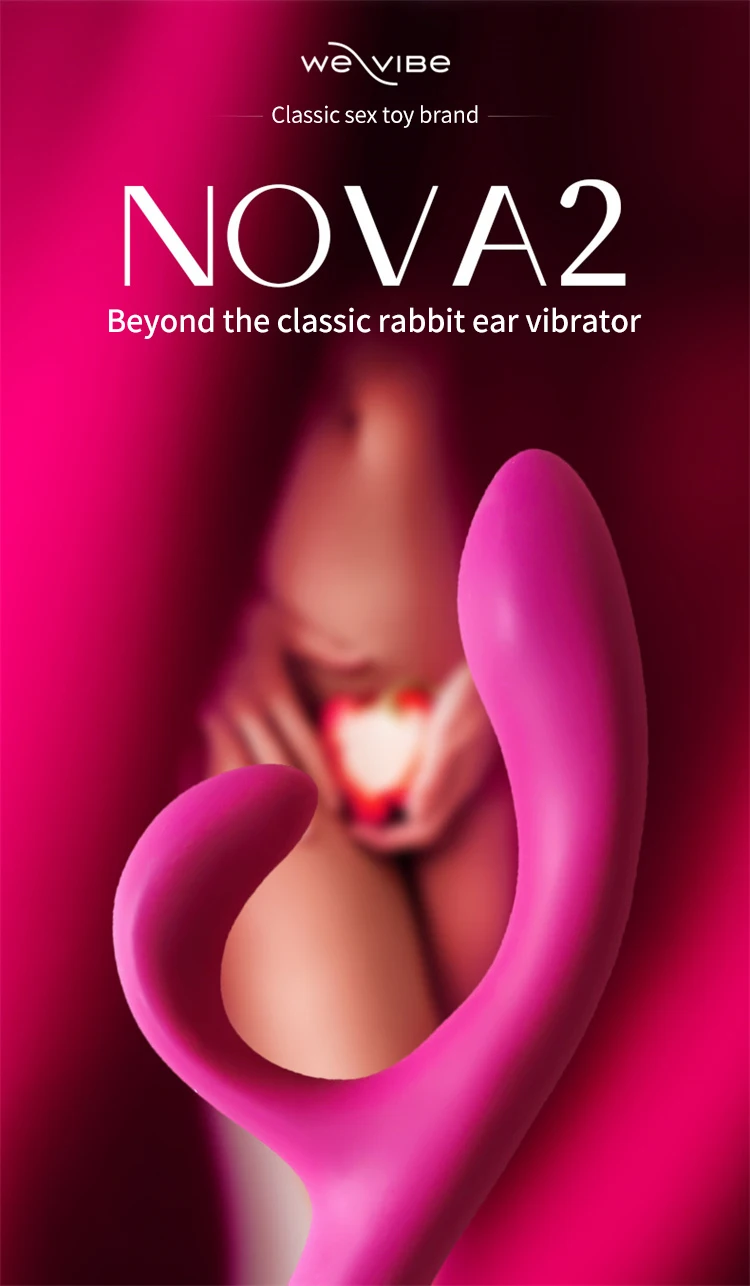 We Vibe Nova Orelhas de Coelho Vibrador À Prova D 'Água Estimulador Clitoral Silicone Adulto Brinquedos Sexuais Mulheres G-ponto Vibrador