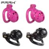 Gaiola de Castidade Masculina Rosa FRRK com 4 Anéis