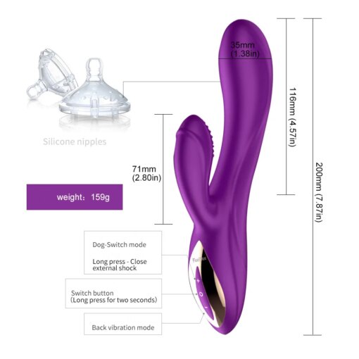 Vibrador Coelho com 10 Velocidades - Imagem 2