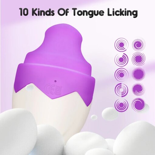 Vibrador Ovo com Língua Estimuladora - Imagem 4