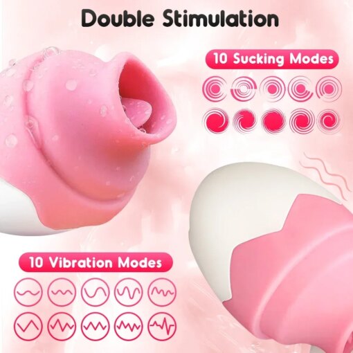 Vibrador Ovo com Língua Estimuladora - Imagem 3