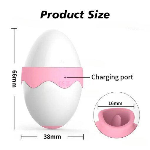 Vibrador Ovo com Língua Estimuladora - Imagem 6
