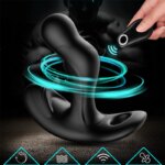 Vibrador Massageador de Próstata com Rotação 360°
