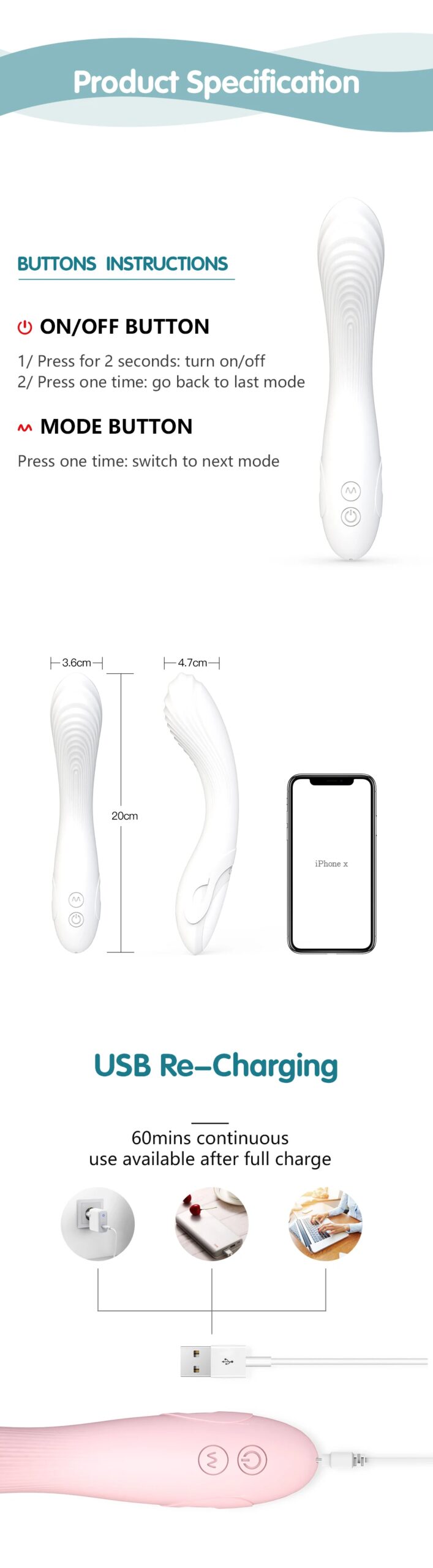 DRY WELL Vibrador para Mulheres Vibradores Brinquedos sexuais para adultos Dildo Clitoris Masturbador potente Ponto G Feminino Soft Japão Silicone DRY WELL Vibrador para Mulheres Vibradores Brinquedos sexuais para adultos Dildo Clitoris Masturbador potente Ponto G Feminino Soft Japão Silicone
