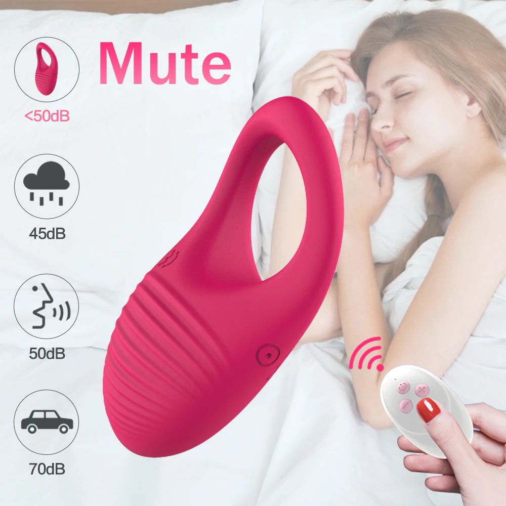 Vibrador de pênis com 10 velocidades, controle remoto sem fio, anel peniano, estimulador de clitóris, atraso na ejaculação, brinquedos sexuais para homens