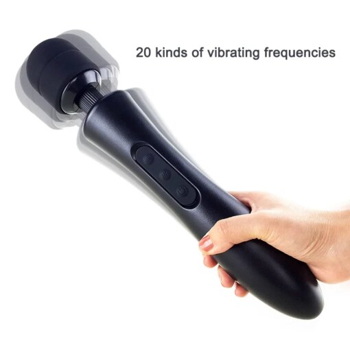 Vibrador Magic Wand Grande Super Potente Recarregável USB - Imagem 6