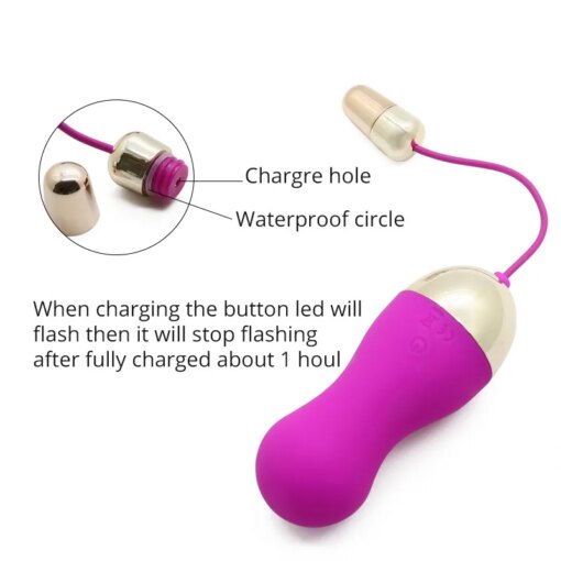 Vibrador Bullet Controle sem Fio kegel Massagem Erótica - Imagem 2