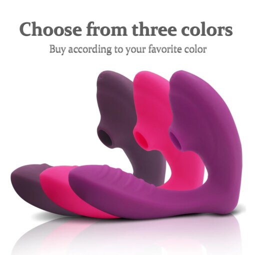 Vibrador Feminino Duplo Ponto G Estimulador de Clitóris - Imagem 4