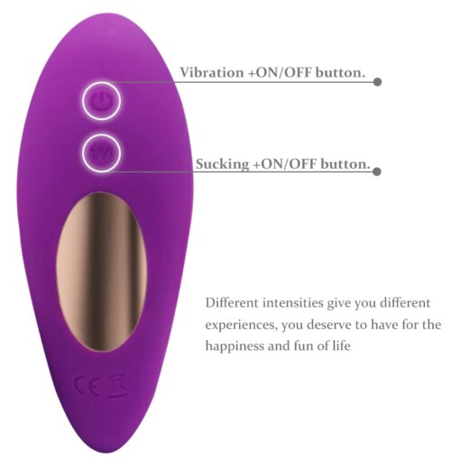 Vibrador Feminino Duplo Ponto G Estimulador de Clitóris - Imagem 5