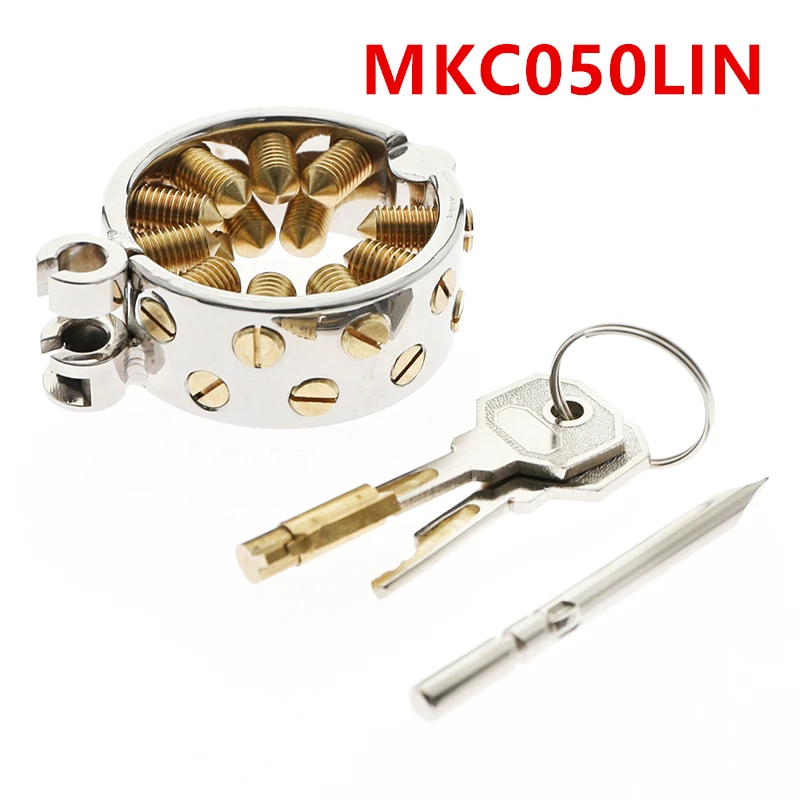 CBT Toys For Men Testicles Metal Ball Stretcher Weight Cock Ring DIY Removable Massage Spike Lock Penis Cock Cage BDSM Sex Shop