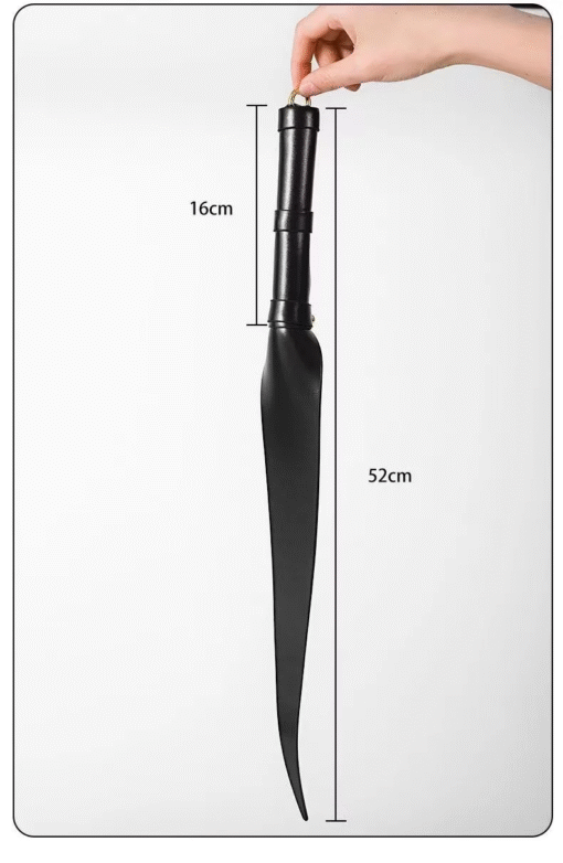 Chicote Couro Formato Folha Soft Leaf Whip - Imagem 4