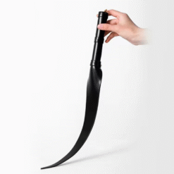 Chicote Couro Formato Folha Soft Leaf Whip (2)