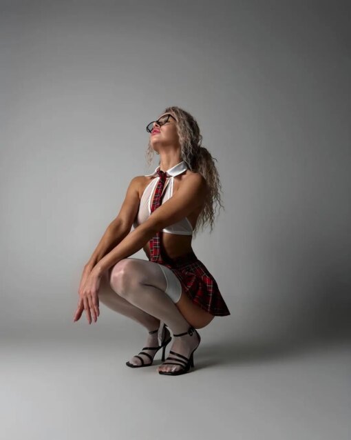 Lingerie Professora Cosplay Ellolace - Imagem 4